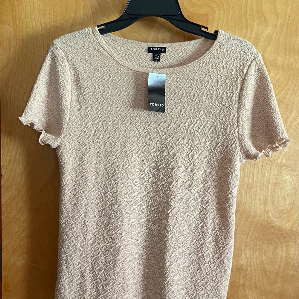 Torrid Textured Crop Tee